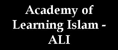 Academy of Learning Islam